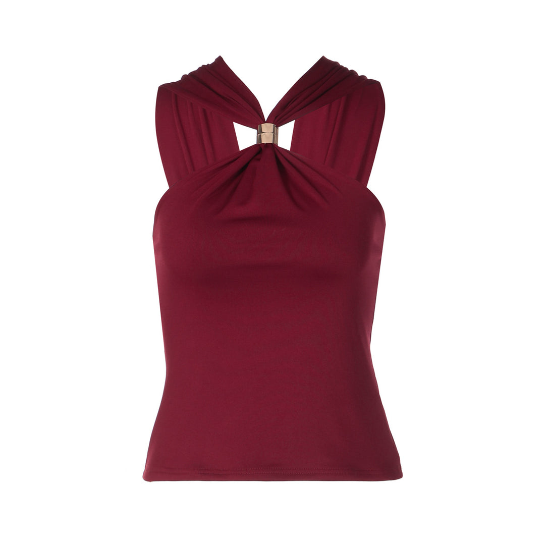 Damen Elegantes Crop-Top mit innovativem Halterdesign Echo Archiv