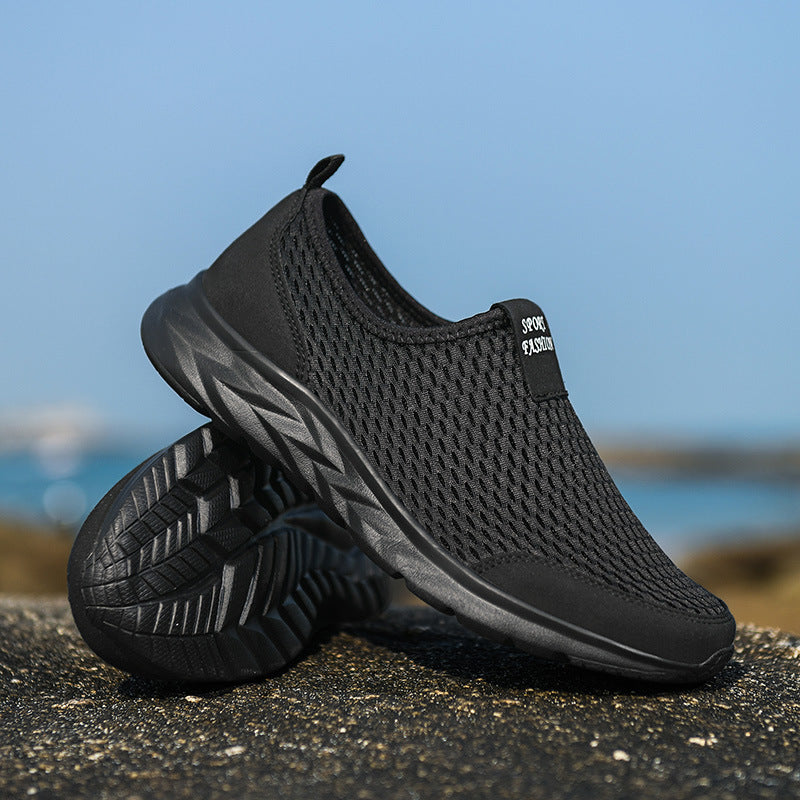 Unisex Atmungsaktive Schlupfsneaker aus Mesh mit rutschfester Leichtsohle – Norré