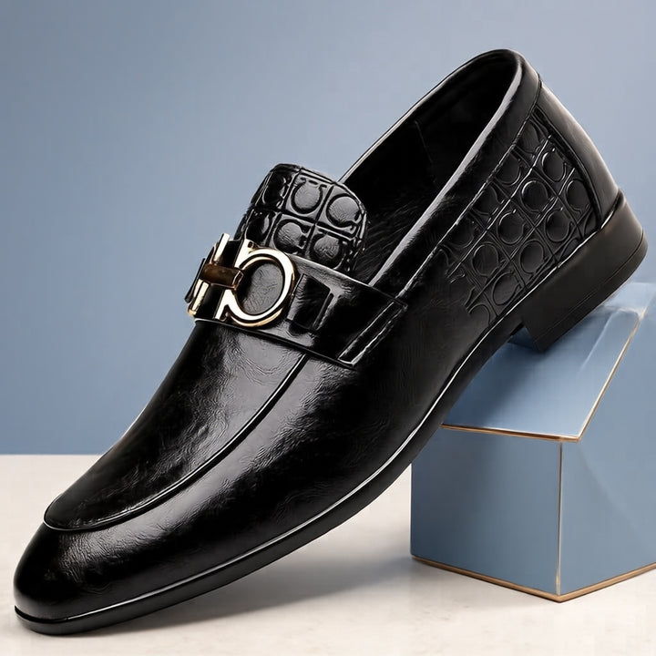 Herren Elegante Premium Leder Mokassins Echoarchiv
