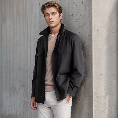 Herren moderne Utility-Jacke mit praktischen Taschen Echoarchiv