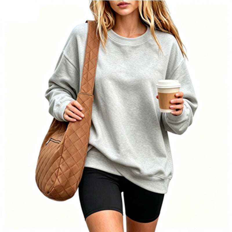Damen Bequemer Oversized Sweatshirt Echoarchiv