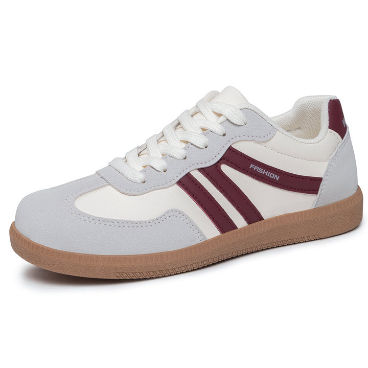 Damen nan retro-inspirierter Low-Top Sneaker mit Velours- und Synthetikbesatz Echo Archiv