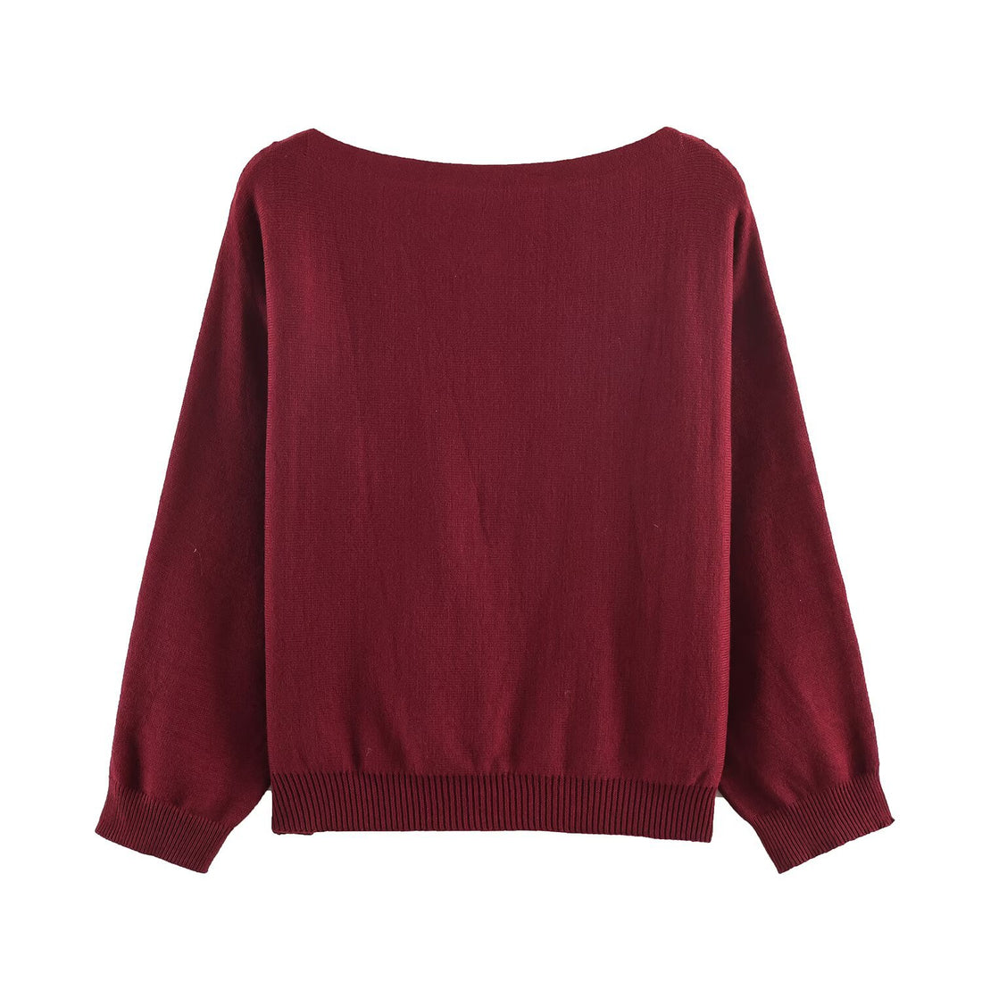 Damen Feinstrick-Pullover mit breitem U-Boot-Ausschnitt und Perlenapplikation Echo Archiv