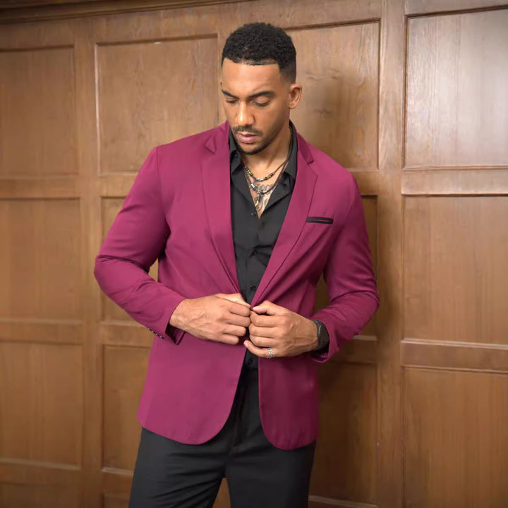 Herren eleganter Blazer mit modernem Schnitt und stilvollen Details Echoarchiv
