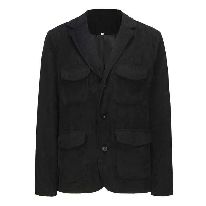 Herren leichte Cordjacke mit praktischen Taschen und modernem Design Echoarchiv