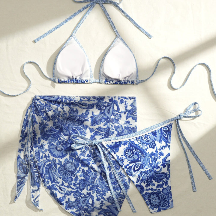 Damen Triangel-Bikini mit floralem Design Echo Archiv