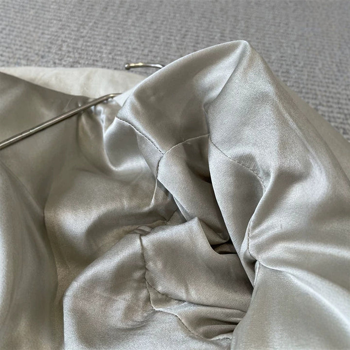 Damen Eleganter Doppelreiher Blazer mit Schmuckknöpfen Echoarchiv