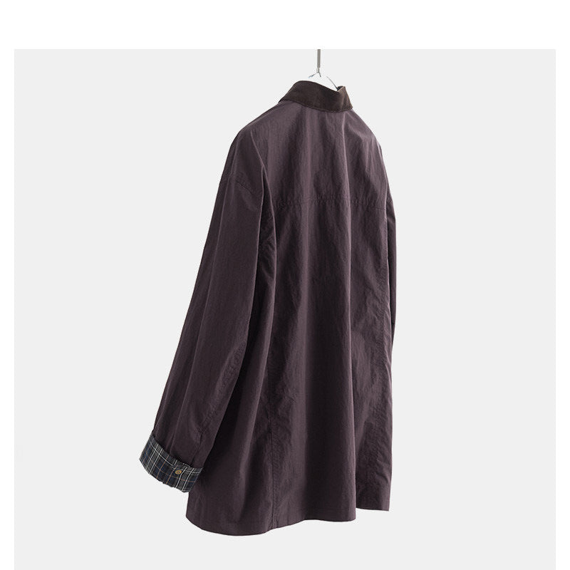 Damen Urbane Utility-Jacke mit hohem Kragen Echoarchiv