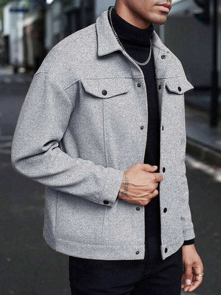 Herren moderne Freizeitjacke im lässigen Schnitt Echoarchiv