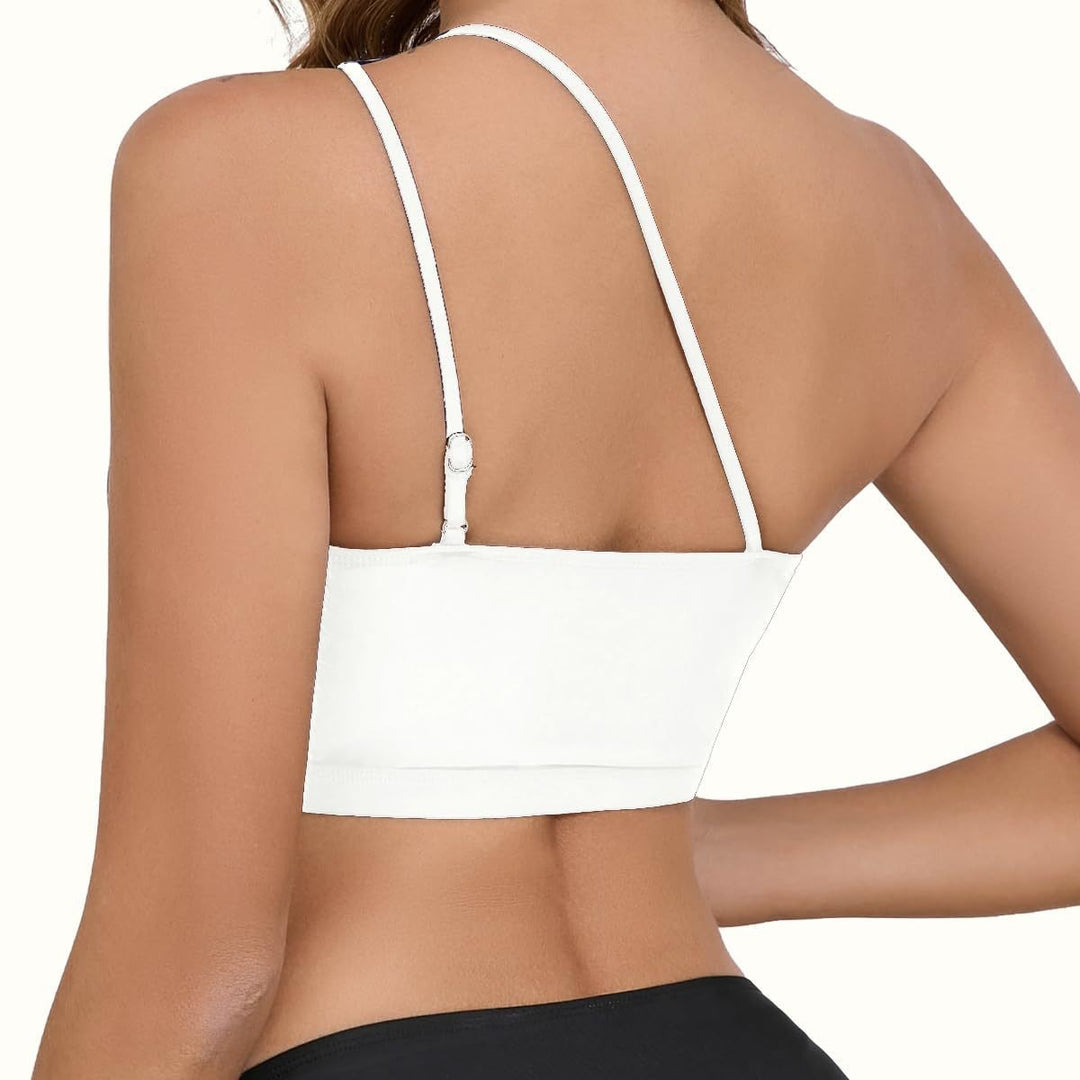 Damen Crop-Top mit asymmetrischem Design Echo Archiv