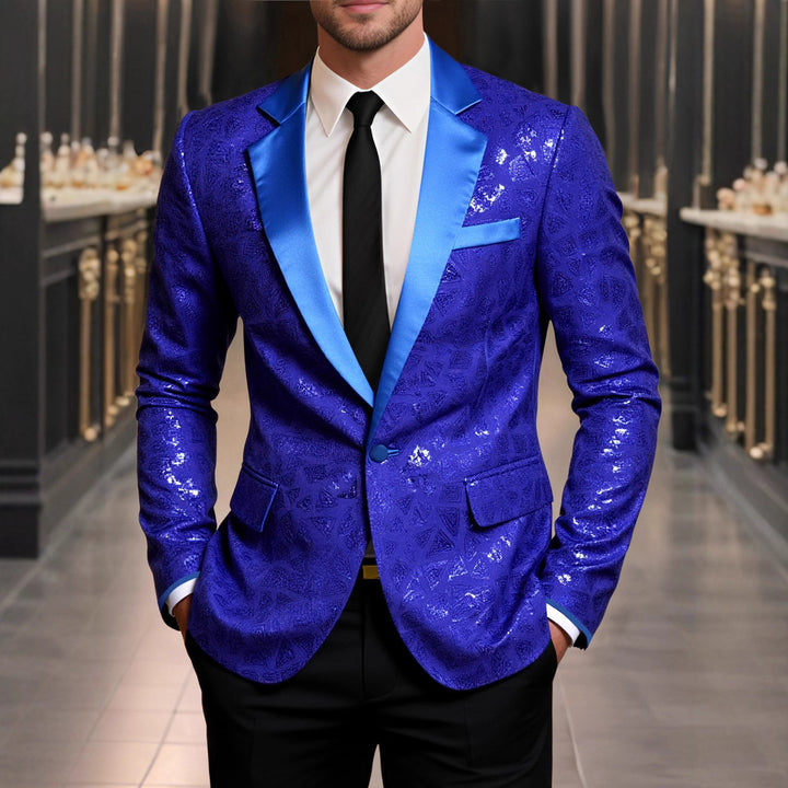 Herren glitzernder festlicher Blazer Echoarchiv