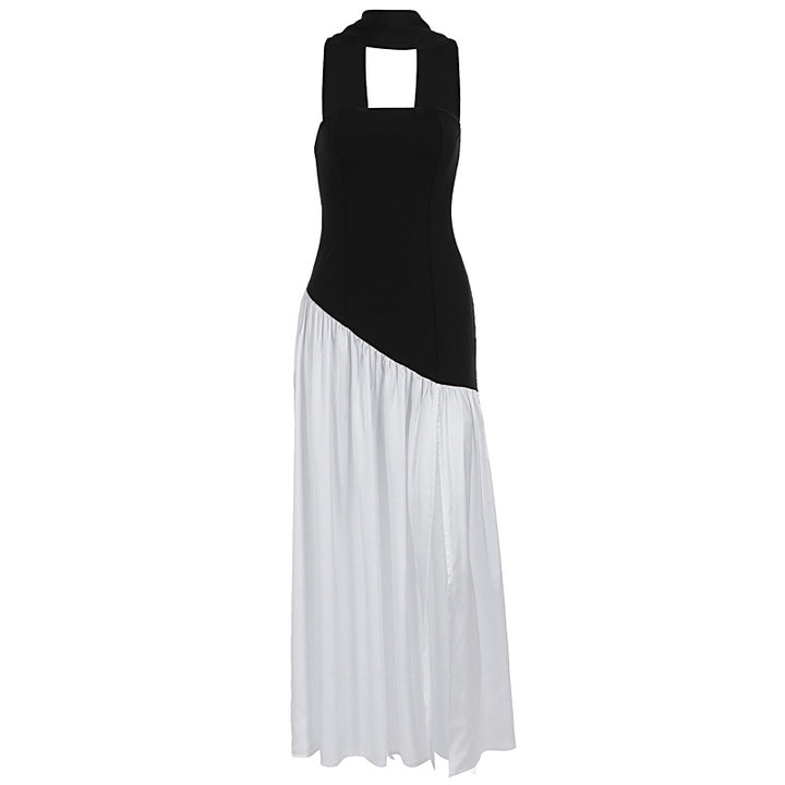 Damen Maxi-Kleid mit elegantem schulterfreiem Design und asymmetrischem Schnitt Echo Archiv