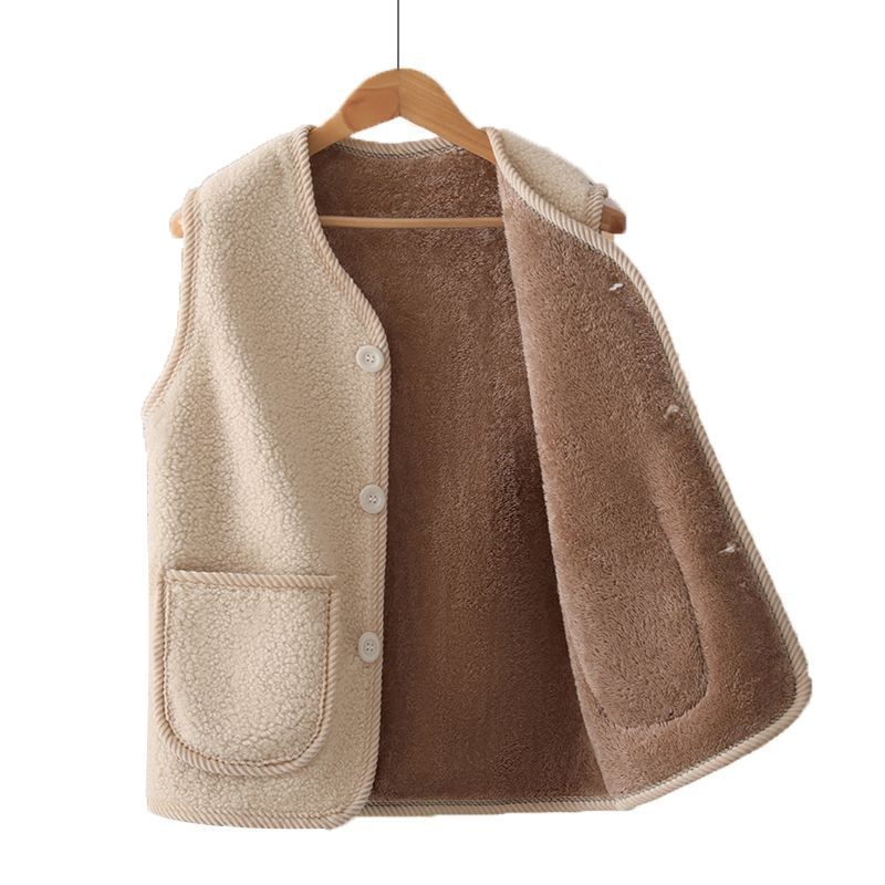 Damen Kuschelige Weste aus Teddyfleece Echo Archiv