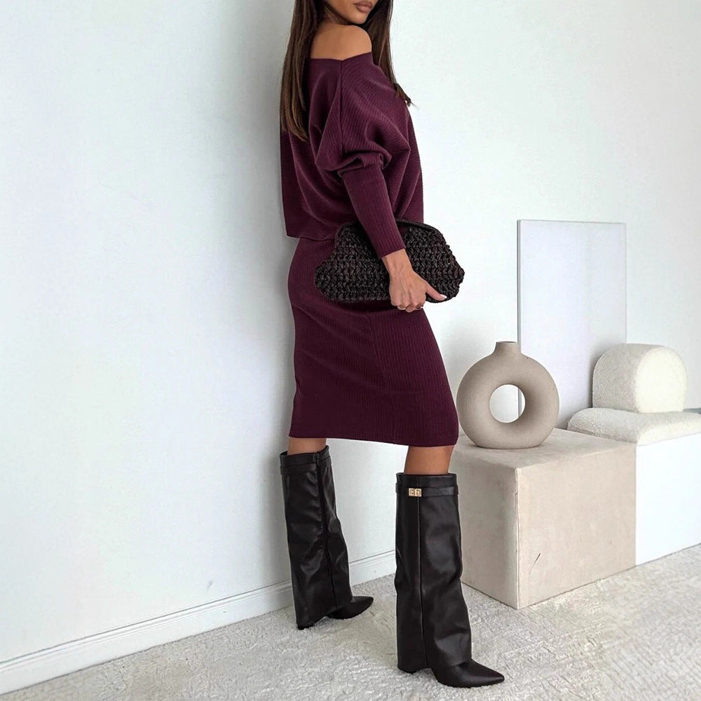 Damen Stilvolles Strickset Echo Archiv