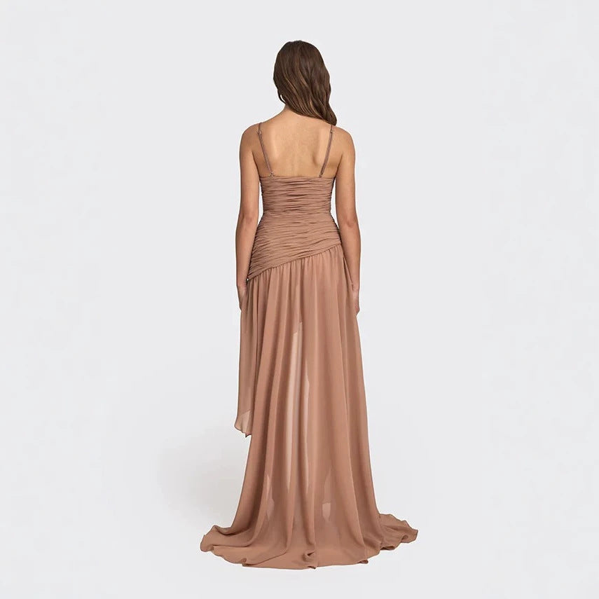 Damen Elegantes Kleid mit raffiniertem Rüschendesign Echo Archiv