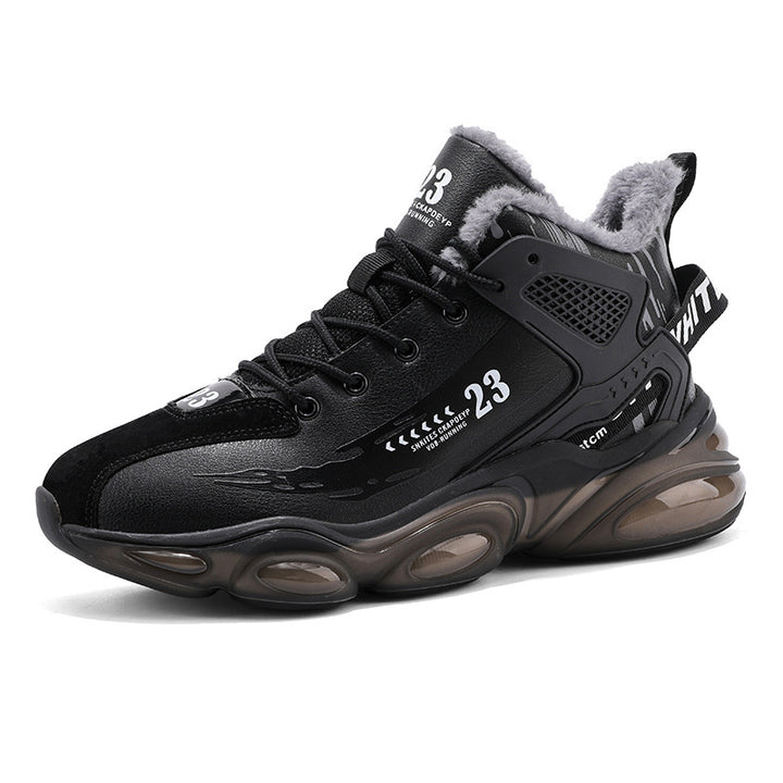 Herren Gefütterte Chunky-Sneaker mit sichtbarer Luftkissen-Zwischensohle und Teddyfutter Echoarchiv