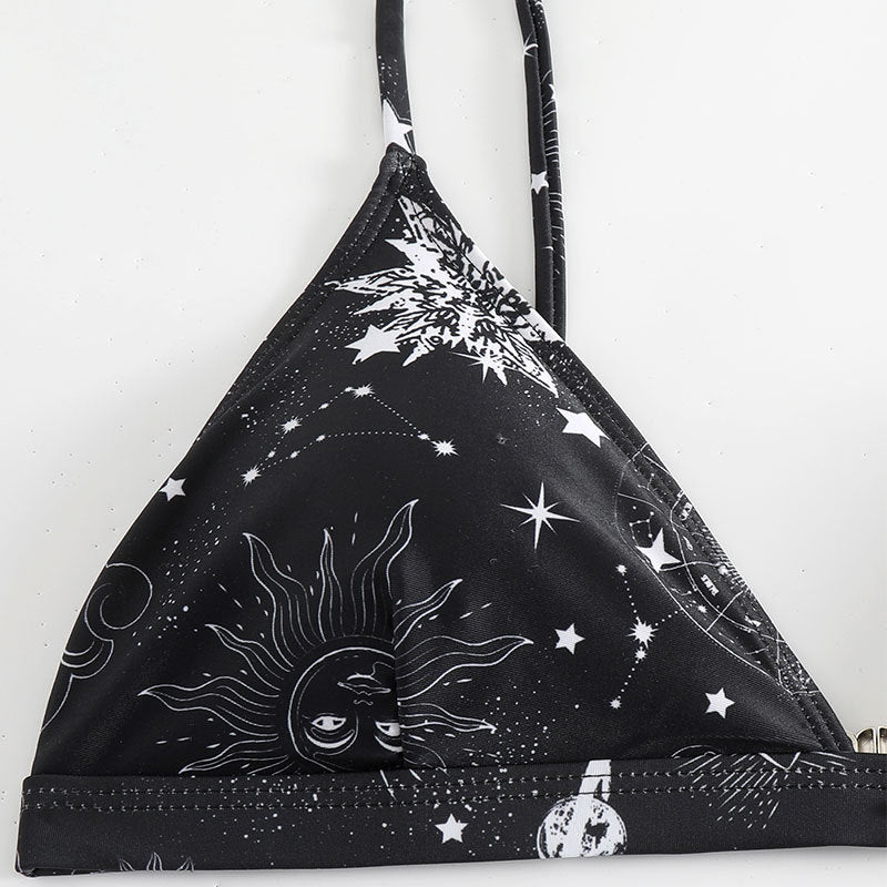 Damen Triangel-Bikini mit verspieltem Sternen-Design Echo Archiv