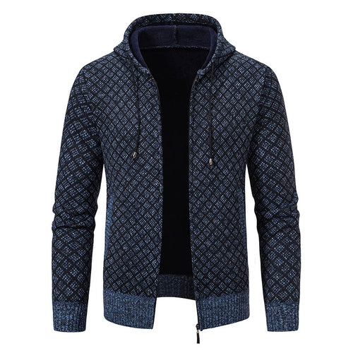 Herren Kapuzenjacke mit strukturiertem Design und eleganten Akzenten Echoarchiv