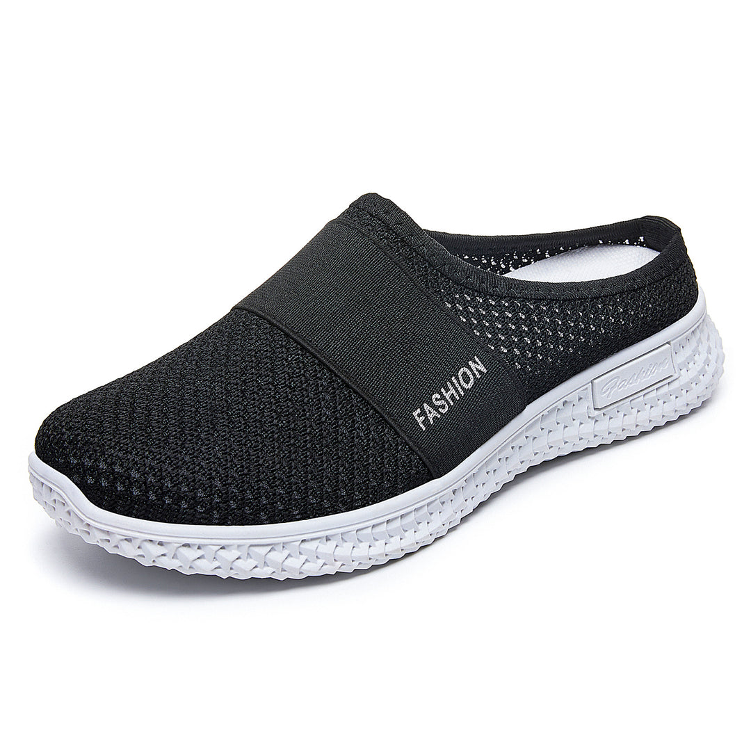 Damen nan gestrickter atmungsaktiver Slip-On Sneaker mit elastischem Mittelband Echo Archiv