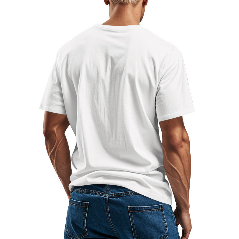 Herren lässiges T-Shirt aus biozertifizierter Baumwolle mit modernem Schnitt Echoarchiv