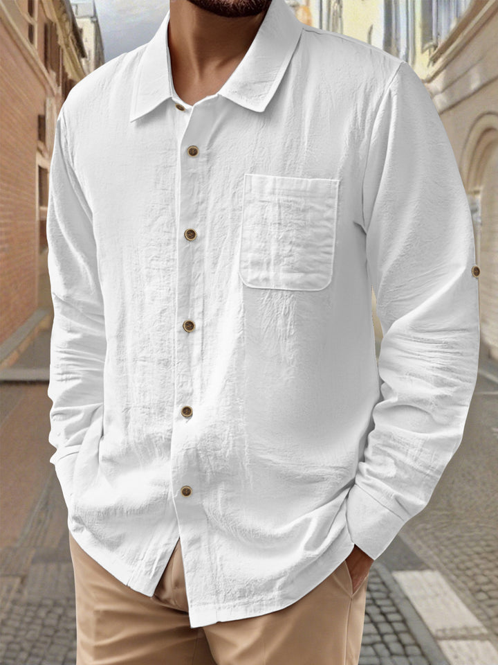 Herren lässige und elegante Hemdjacke Echoarchiv