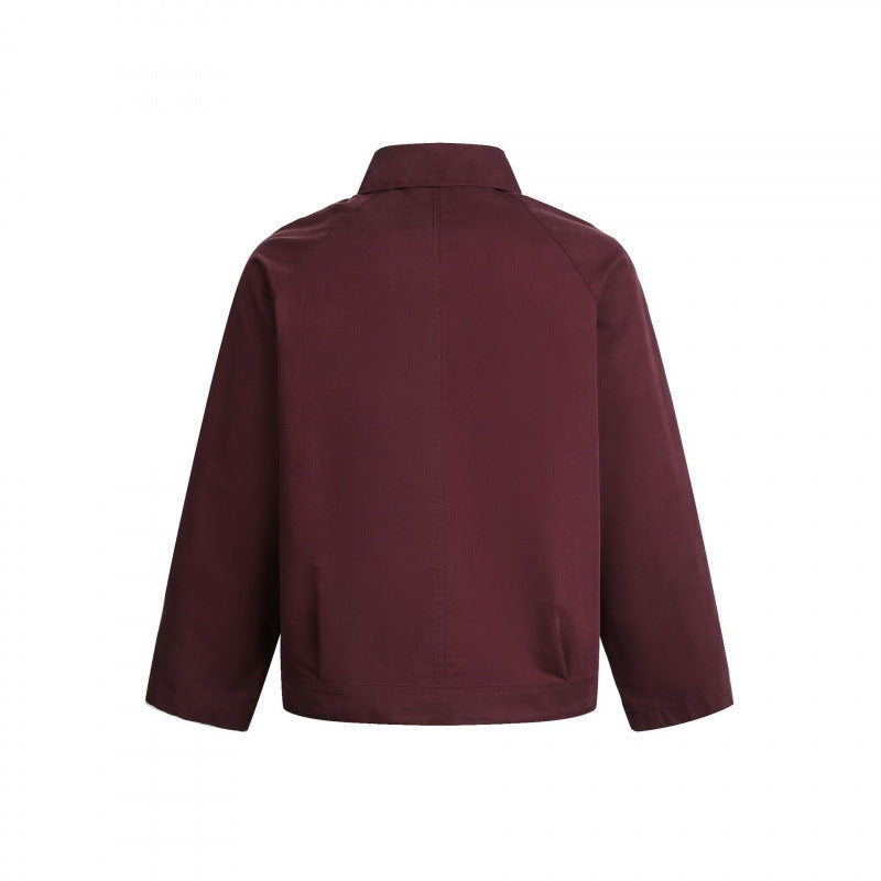 Herren Boxy-Reißverschlussjacke mit Raglanärmeln und markanten Teilungsnähten Echo Archiv