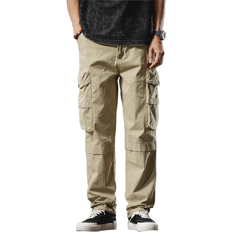 Herren Lässige Cargohose im Utility-Look mit Tunnelzugbund, Multifachtaschen und Kniepaneelen Echo Archiv