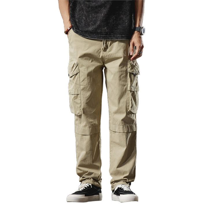 Herren Lässige Cargohose im Utility-Look mit Tunnelzugbund, Multifachtaschen und Kniepaneelen Echo Archiv