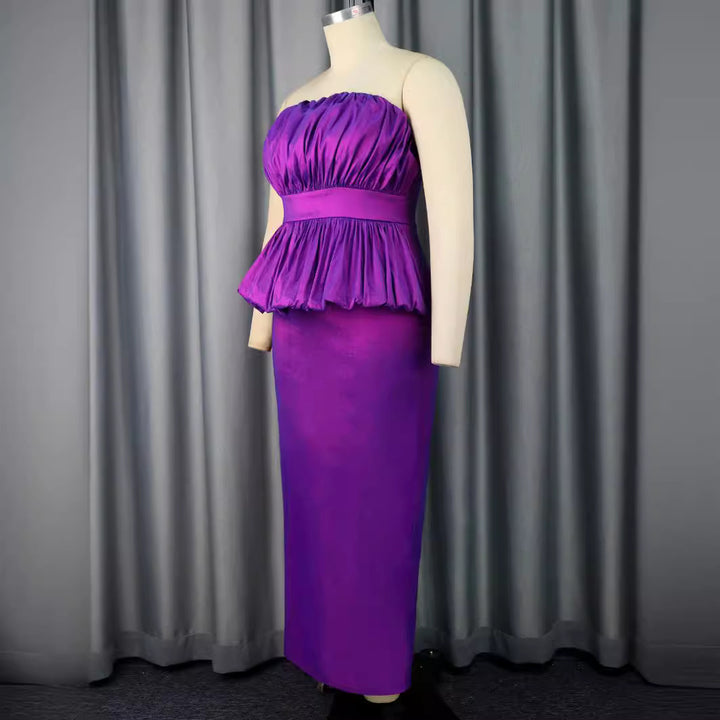 Damen Elegantes Abendkleid mit gerafftem Oberteil und figurbetonter Silhouette Echo Archiv