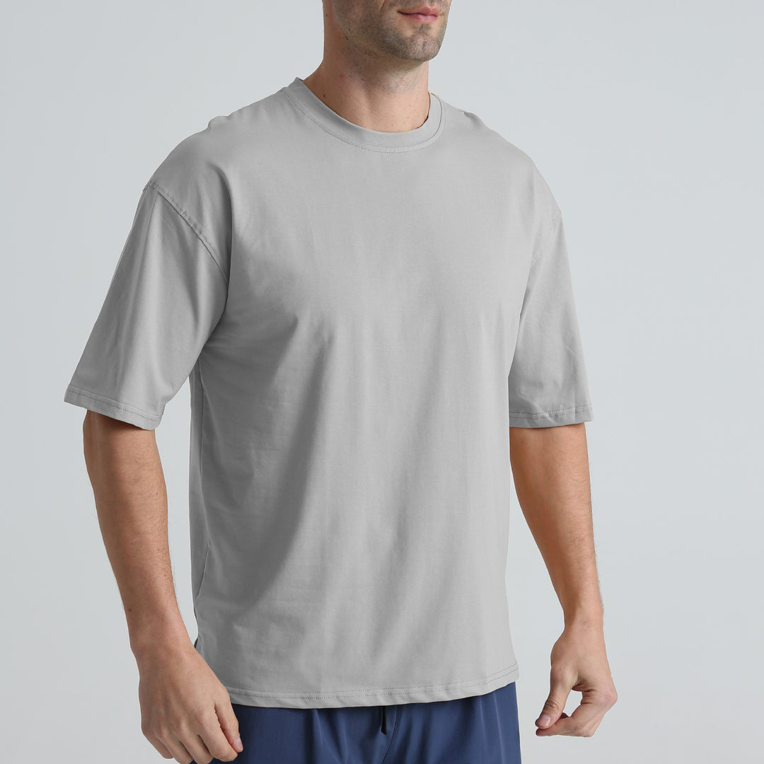 Herren Bequemes Loose-Fit T-Shirt aus hochwertiger Baumwolle Echoarchiv