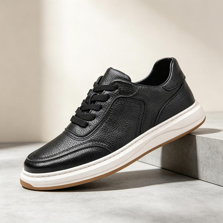 Herren Komfortable Leder Sneakers Echoarchiv