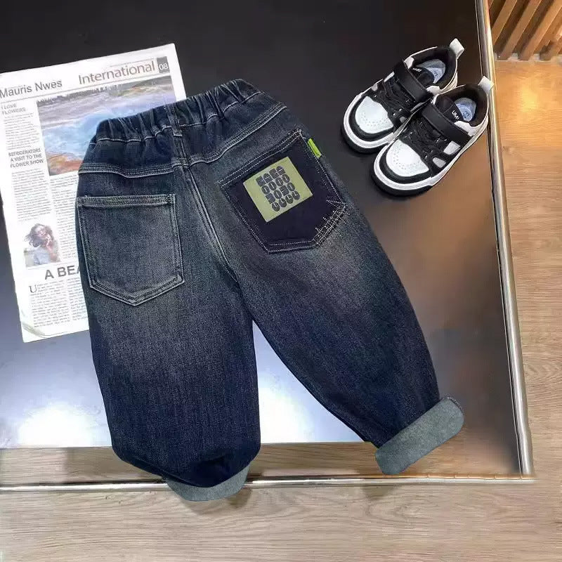 Jungen lässige Denim-Hose mit praktischen seitlichen Taschen Echo Archiv