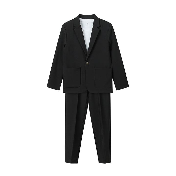Damen Zweiteiliges Oversize-Blazer- und konisch geschnittene Anzughose-Set Echoarchiv