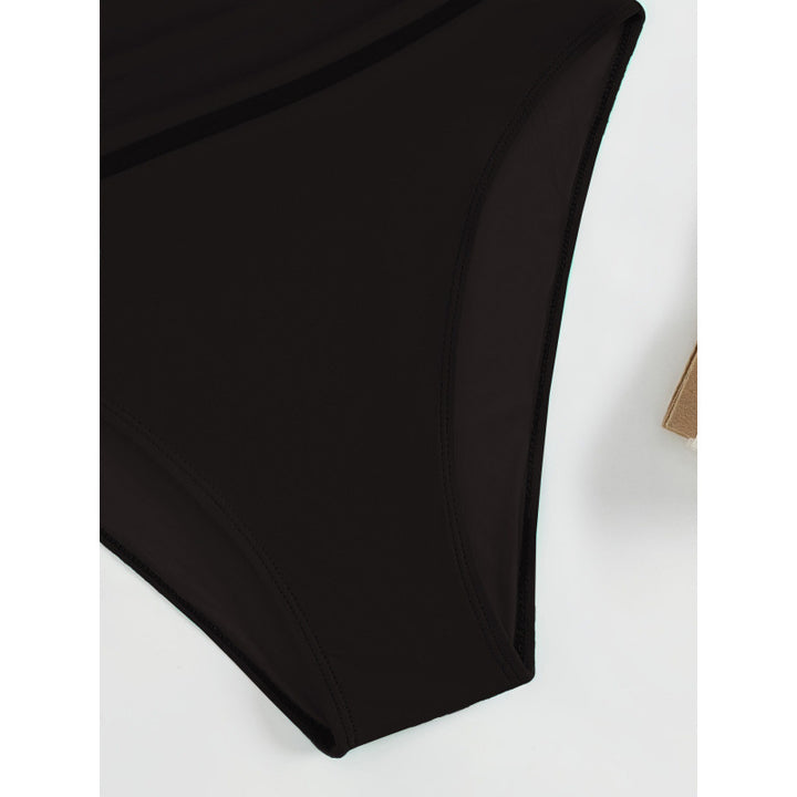 Damen Elegant geschnittene Badeanzug mit knotenfreiem Design Echo Archiv