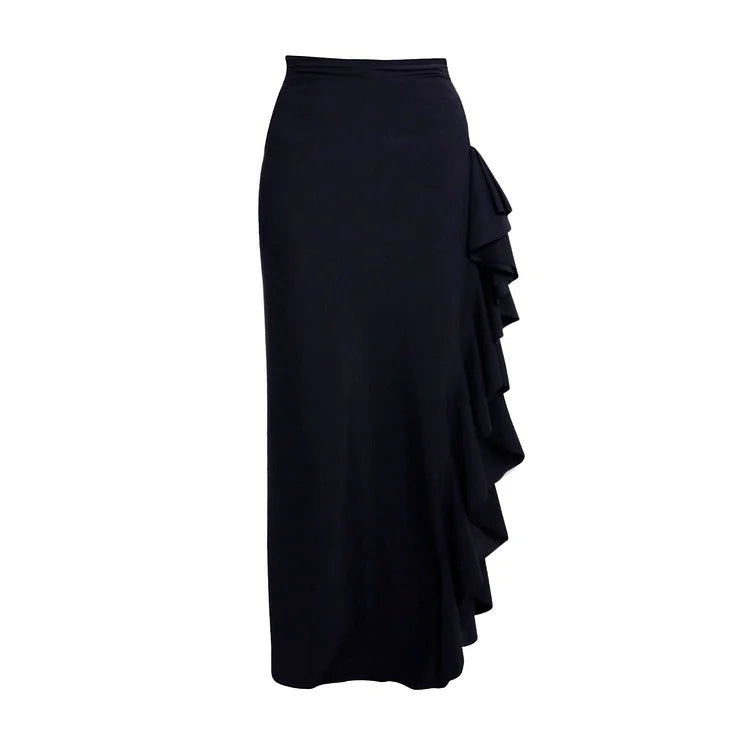 Damen Badeanzug mit modischem Off-Shoulder Design und eleganter Rüschen-Maxiröhre Echo Archiv
