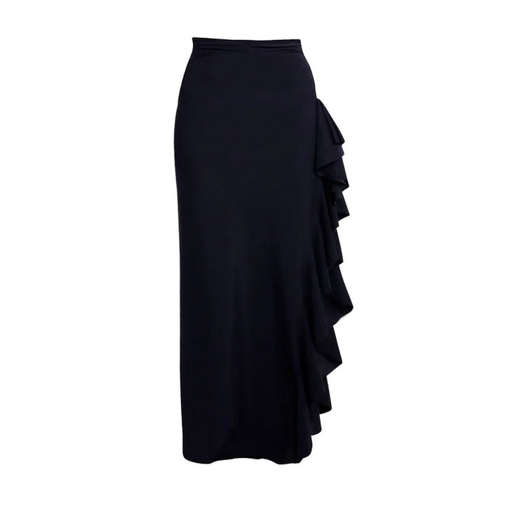 Damen Badeanzug mit modischem Off-Shoulder Design und eleganter Rüschen-Maxiröhre Echo Archiv