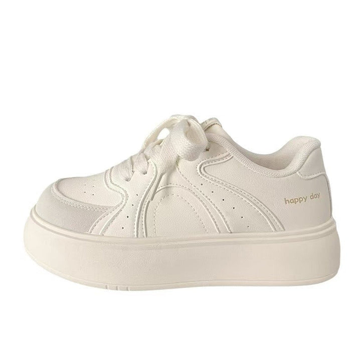 Damen Elegante Plateau-Sneaker mit strukturiertem Obermaterial Echo Archiv
