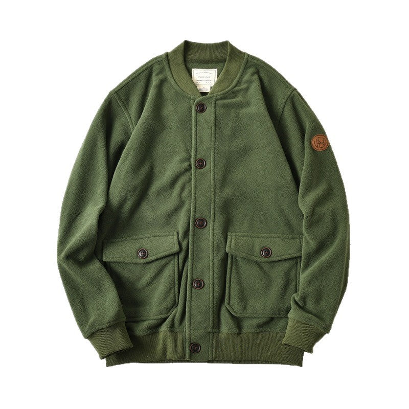 Herren Fleecejacke mit praktischen Taschen – Taviero