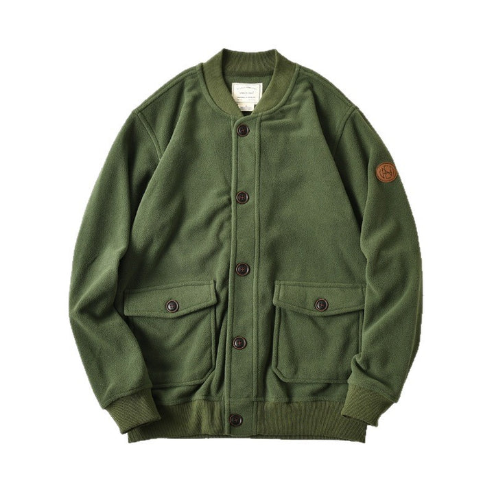 Herren Fleecejacke mit praktischen Taschen – Taviero