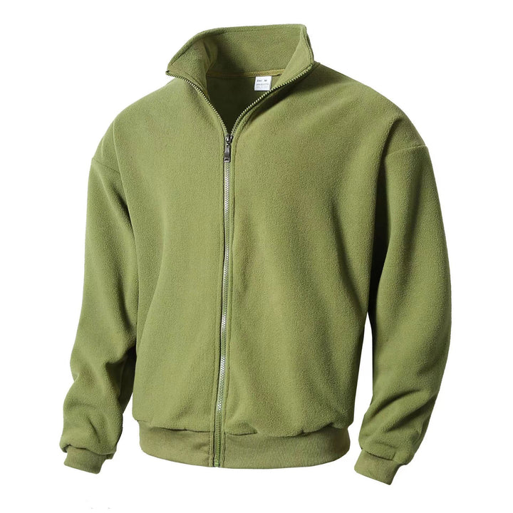 Herren Fleecejacke mit hohem Kragen und praktischem Reißverschluss Echoarchiv
