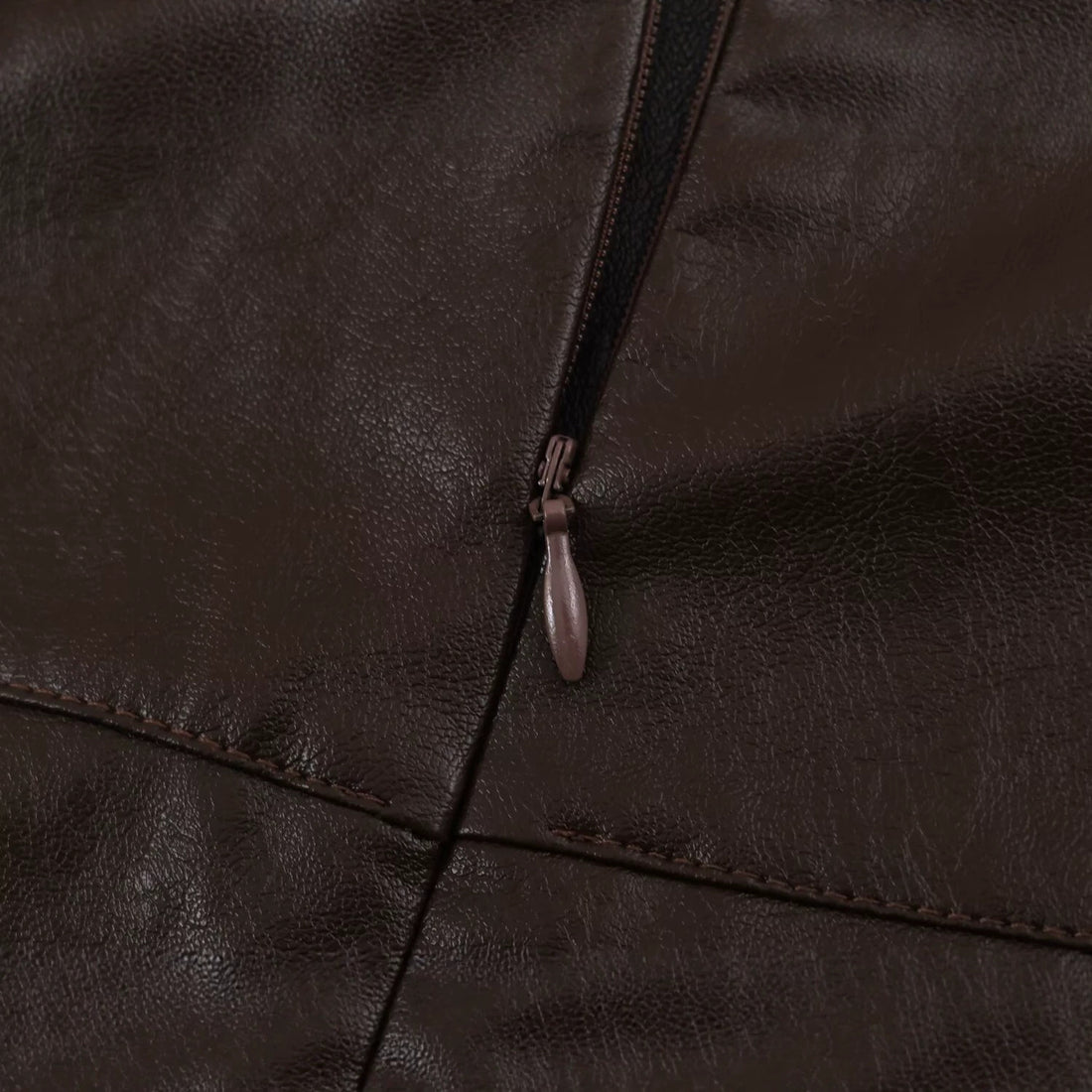 Damen Midirock aus Kunstleder mit hoher Taille und ausgestellter A‑Linie Echoarchiv