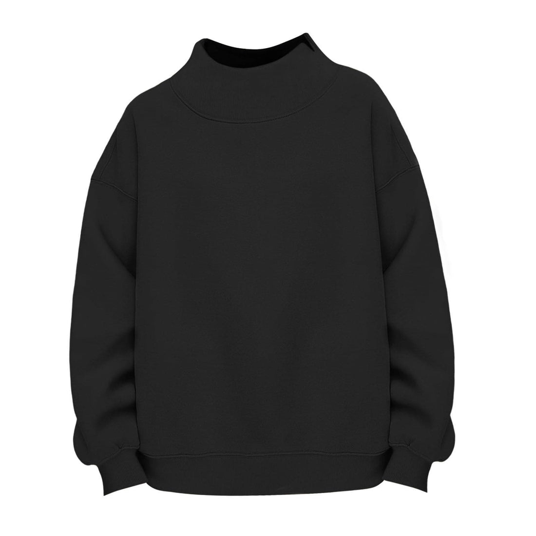Damen Lässiges Funnel-Neck Sweatshirt im Oversize‑Schnitt mit überschnittener Schulter Echo Archiv