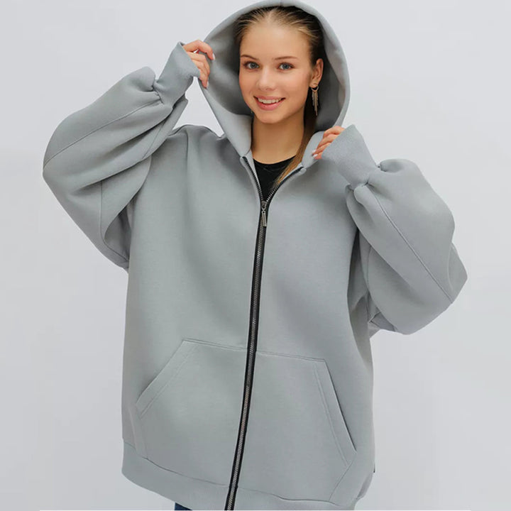 Damen Oversized Kapuzenjacke Echo Archiv