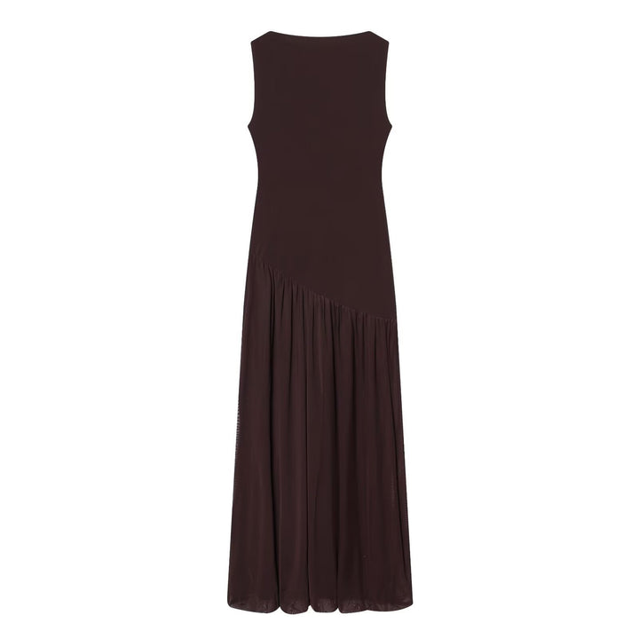 Damen Maxikleid mit elegantem Drapé und asymmetrischem Saum Echo Archiv