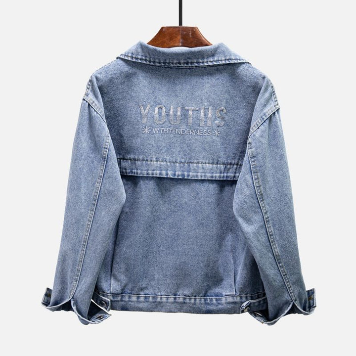 Damen Modische Jeansjacke Echo Archiv