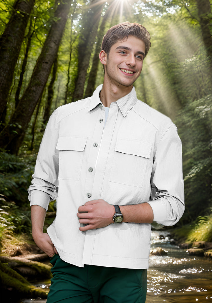 Herren strapazierfähige Utility-Jacke mit praktischen Taschen Echoarchiv