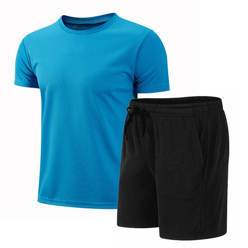 Herren sportliches Funktionsset mit T-Shirt und Shorts Echoarchiv