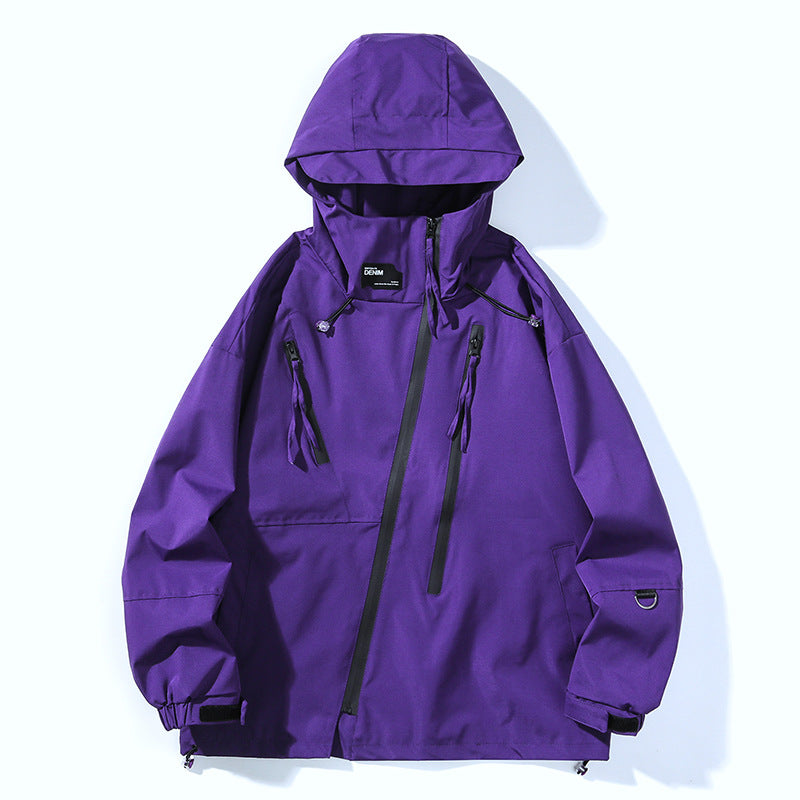 Herren Funktionsjacke mit vielseitigen Taschen und wasserdichtem Design Echoarchiv