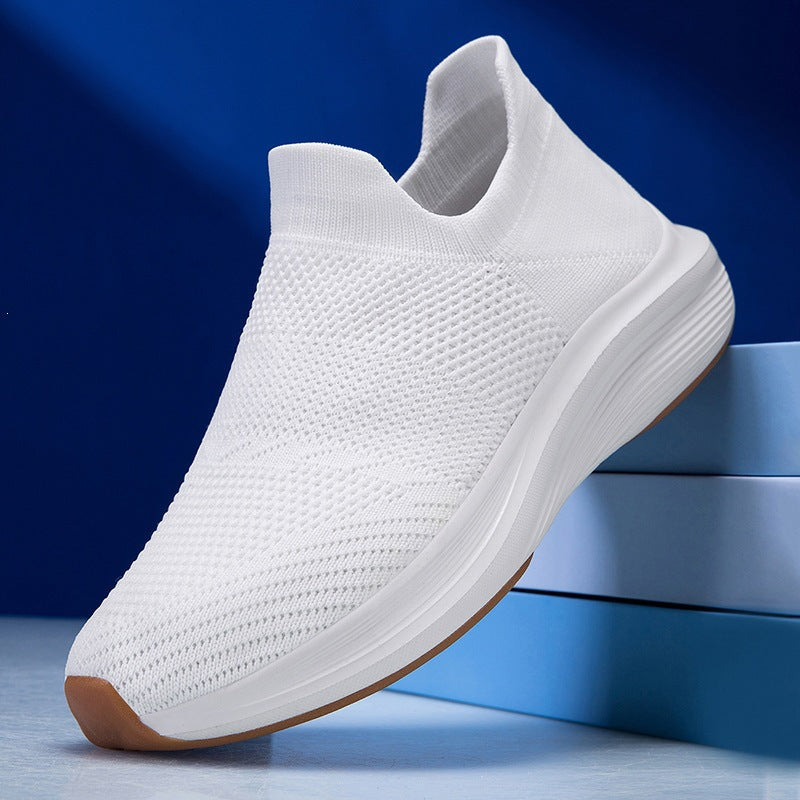 Unisex Atmungsaktiver Strick-Slip-On Sneaker mit Memory-Schaum-Zwischensohle Echoarchiv