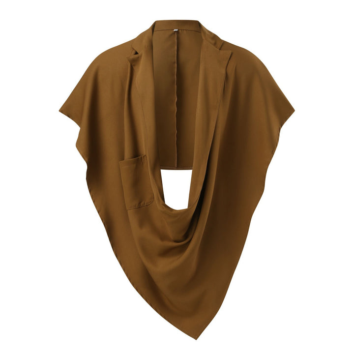 Damen Elegante Oversize-Umhangjacke mit praktischem Taschen-Design Echoarchiv